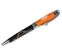HARLEY-DAVIDSON® - Penna a inchiostro nero con confezione regalo arancione, colore: Arancione