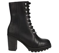 Harley-Davidson Women's Seneca 7" Lace Motorcycle Boot, Black, 9