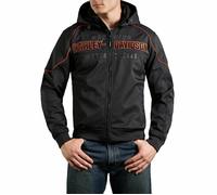 Harley-Davidson Uomo " IDYLL Antivento " Giacca Morbida 98163-21VM con Cappuccio