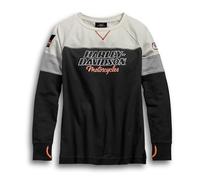 Harley-Davidson Women's H-D Racing Pullover - Petite - 99133-19VP (as1, Alpha, m, Regular, Petite) Black