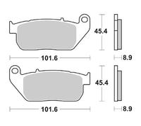 Pasticca Freno SBS p807-hs Moto Motore Ricambi Ciclomotore Accessori