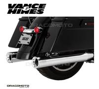 Harley FLHR 1690 Road King 2012-2015 Eliminator 400 Scarico Vance & Hines 167...