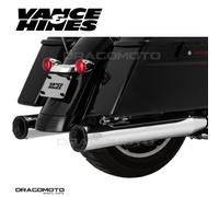 Harley FLHR 1690 Road King 2012-2015 Eliminator 400 Scarico Vance & Hines 167...