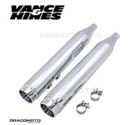 Harley FLHR 1690 Road King 2012-2015 Torquer 450 Scarico Vance & Hines 16673 ...