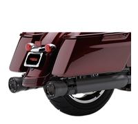 Harley FLHX 1750 ABS Street Glide 107 2017-2023 Scarico COBRA Race-Pro Nero 6...