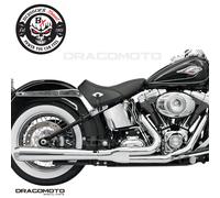 Harley FLSTF 1690 Fat Boy 2012-2014 Impianto completo BASSANI Road Rage Croma...