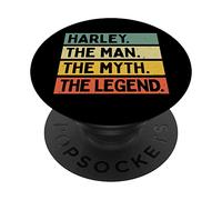 Harley L'uomo Il mito La leggenda Divertente Citazione Personalizzata PopSockets PopGrip Adesivo