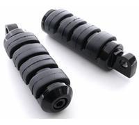 Harley Pedanine per Softail Dyna Sportster Coppia Pedalini Pedane Comfort Nere