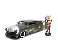 HARLEY QUINN Auto Modello MERCURY 20cm Con Figura 1/24 Originale DC JADA Diecast