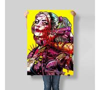 Harley Quinn Batman Joker Gigante Misura Film Poster Men Cave Decor Arkham Asilo