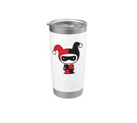 Harley Quinn Cute Chibi Character Bicchiere termico in acciaio inox doppia parete