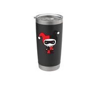 Harley Quinn Cute Chibi Character Bicchiere termico in acciaio inox doppia parete