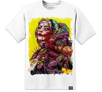 Harley Quinn Cybernosferatu Artwork Maglietta Uomo Batman Joker Arkham Asylum