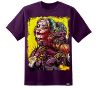 Harley Quinn Cybernosferatu Artwork Maglietta Uomo Batman Joker Arkham Asylum