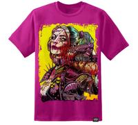 Harley Quinn Cybernosferatu Artwork Maglietta Uomo Batman Joker Arkham Asylum