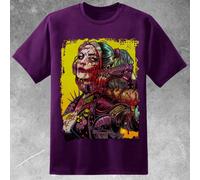 Harley Quinn Cybernosferatu Artwork Maglietta Uomo Batman Joker Arkham Asylum