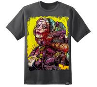 Harley Quinn Cybernosferatu Artwork Maglietta Uomo Batman Joker Arkham Asylum
