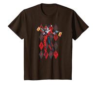 Harley Quinn Pow Pow Maglietta, Bambini, Marrone, 6 Anni