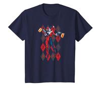Harley Quinn Pow Pow Maglietta, Bambini, Navy, 12 Anni