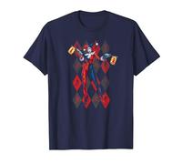 Harley Quinn Pow Pow Maglietta, Uomo, Navy, S