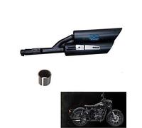 Harley Suono Silenziatore + Bicchiere Lana & Bush Per Reale Enfield 350 500 S2u