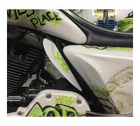 Harley Touring Bagger Strada King Glide Flhx Motore Coscia Calore Deflettore
