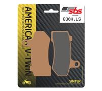 SBS Mobile - Pastiglie freno posteriori SBS 830H.LS sinterizzate Oro per Harley VRSCA 1130 2006