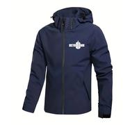 HARLSO Felpa con Cappuccio e Zip da Uomo alla Moda per Doctor Who, a Maniche Lunghe, con Coulisse, Antivento, Primaverile e Autunnale, con Tasca,B-m
