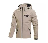 HARLSO Felpa con Cappuccio e Zip da Uomo alla Moda per Doctor Who, a Maniche Lunghe, con Coulisse, Antivento, Primaverile e Autunnale, con Tasca,E-l