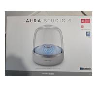 Harman Kardon Aura Studio 4 Altoparlante Bluetooth 360° Suono Ambiente Grigio...