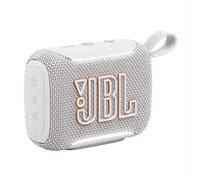 JBL GO 5 Speaker Bluetooth ultra-portatile con potente JBL Pro Sound e bassi incisivi, pairing AirTouch, design impermeabile, 10 ore di autonomia, Bianco