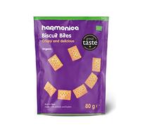 Harmonica Morsi di biscotti biologici - 80 g | Farina integrale di Einkorn e burro di mucca | ricco di fibre | zucchero biologico | Senza olio di palma | OGM Free