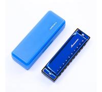Harmonica Pour Étudiants Armonica A Bocca 10 Fori Blues C Armonica A Bocca 20 Note Strumento Musicale Per Principianti Adulti(Blue)