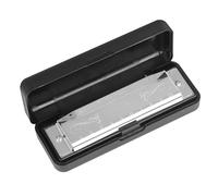 Harmonica Pour Étudiants Armonica A Bocca A 10 Fori In Do Per Principianti Adulti Armonica Blues Qualità Del Suono Chiara Corpo ABC(Silver)