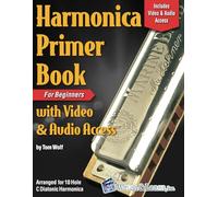 Harmonica Primer Book for Beginners with Video and Audio Access