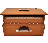 Harmonium 432 Hz Bhajan Kirtan Yoga 3¼ ottave - lucidatura classica naturale - portatile, pieghevole, 6 tappi