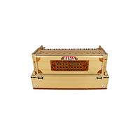 Harmonium BINA No. 17 Dx. Musicals Super Speciali Portatili In Legno Portatile Pieghevole 3.5 Ottava 9 Stopper Armonio con Accoppiatore/Armonio Indiano/Armonio Professionale