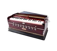 Harmonium by Aakrati Musicals, 9 stop, negli Stati Uniti, standard, colore ciliegia, 3 1/4 ottave, 7 stop, 3 note extra, Harmonium BINA n. 17 STD