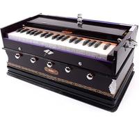 Harmonium by Devyom Musicals - 3 1/4 Octave, Double Reed, Accoppiatore, 7 Stop, Libro, Borsa, A440 Tuned, Mogano strumento musicale indiano, Harmoniums Baja Baaja Vaja (PDI-DB)