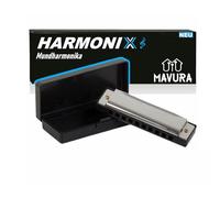 HARMONIX - Armonica a bocca in metallo di alta qualità, 10 fori