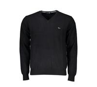 Harmont & Blaine Black Cotton Men Sweater - XXL