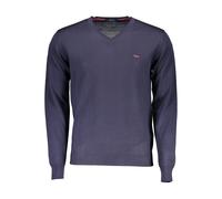 Harmont & Blaine Blue Wool Men Sweater - XXL