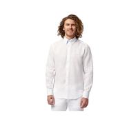 Harmont & Blaine Camicia Manica Lunga in Lino CRL014010883B Bianco