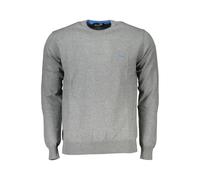 Harmont & Blaine - Chic maglione grigio girocollo in misto cotone - - Knitwear - Uomo - Grigio - 2XL