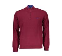 Harmont & Blaine Elegant Half-Zip Sweater with Embroidery Detail - XXL