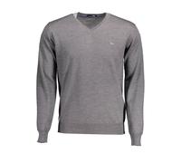 Harmont & Blaine Gray Wool Sweater - XL