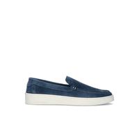 HARMONT&BLAINE Mocassino uomo blu in suede 43