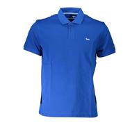 Harmont & Blaine - Polo in Cotone Blu con Ricamo - - Tops - Uomo - Blu - 2XL