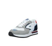 Harmont&Blaine Scarpe Basse 241.050 Bianco Grigio Uomo Adulto Stile Sneaker Tomaia in Pelle di Camoscio Inserti Tessuto Tecnico