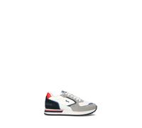HARMONT&BLAINE Sneaker uomo bianca-grigia-blu-rossa in suede